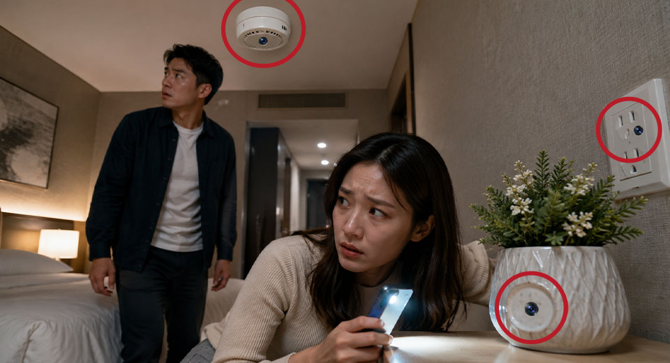 針孔攝影裝置藏匿各類場所　台灣偵探職業總會公開檢測與防護方法